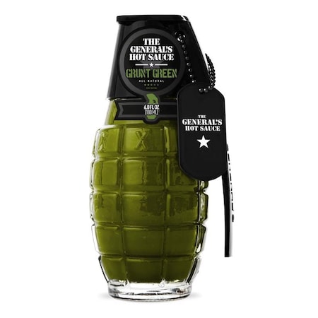 The Generals Hot Sauce The General's Hot Sauce Grunt Green Sauce 6 oz 0311-002